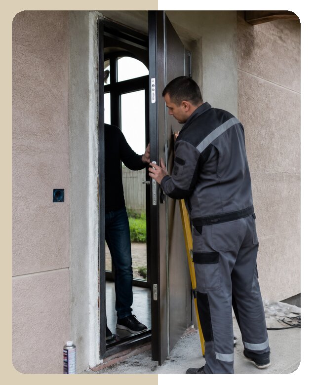 Профессиональная установка уличной двери под ключ в Славгороде