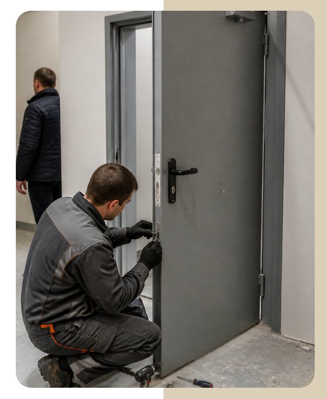 Ремонт противопожарной двери в Славгороде по цене 6761 р. | ДвериЛегко-Слд