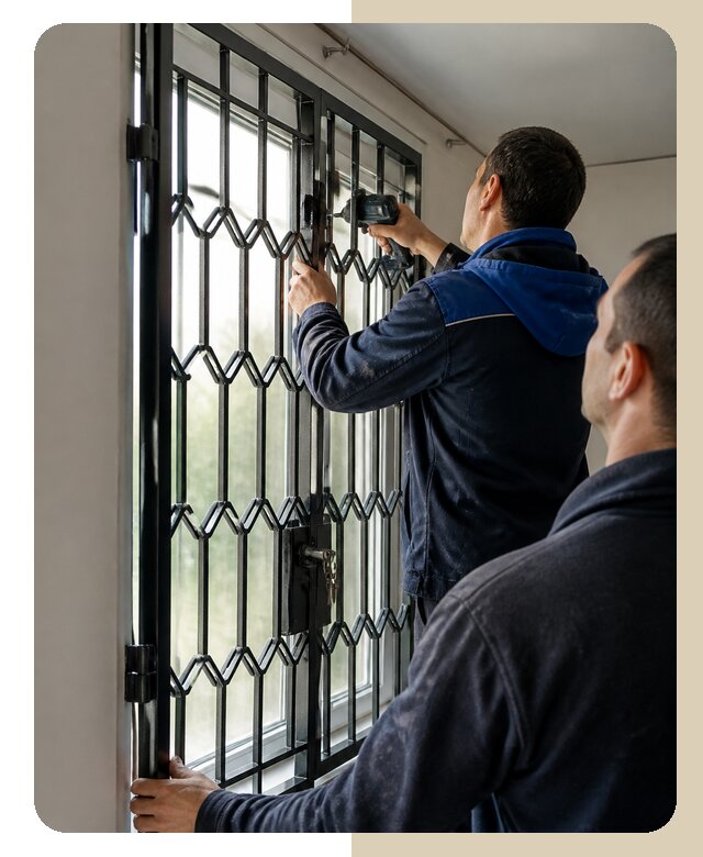 Установка распашных решеток в Славгороде цена от 6761 р. | ДвериЛегко-Слд