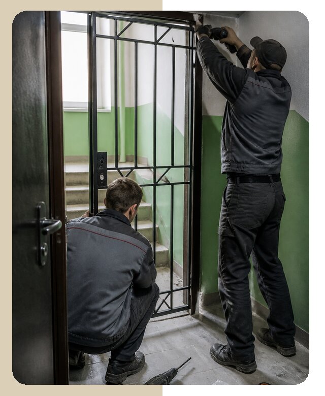 Установка тамбурной решетки под ключ с гарантией в Славгороде